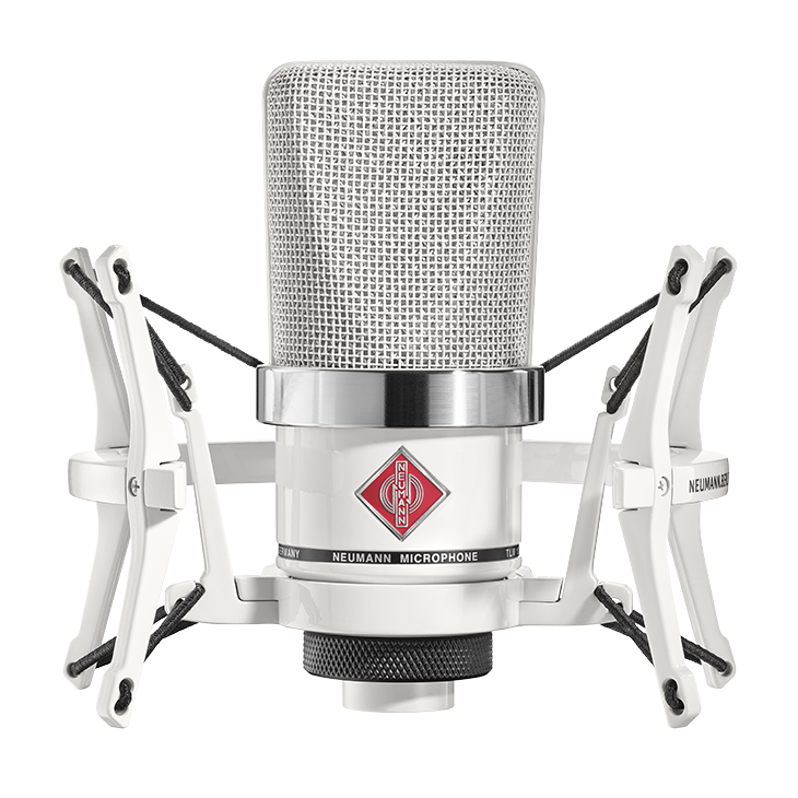 Neumann TLM 102 W Large-Diaphragm Cardioid Condenser Microphone with Shockmount (Limited Edition White)