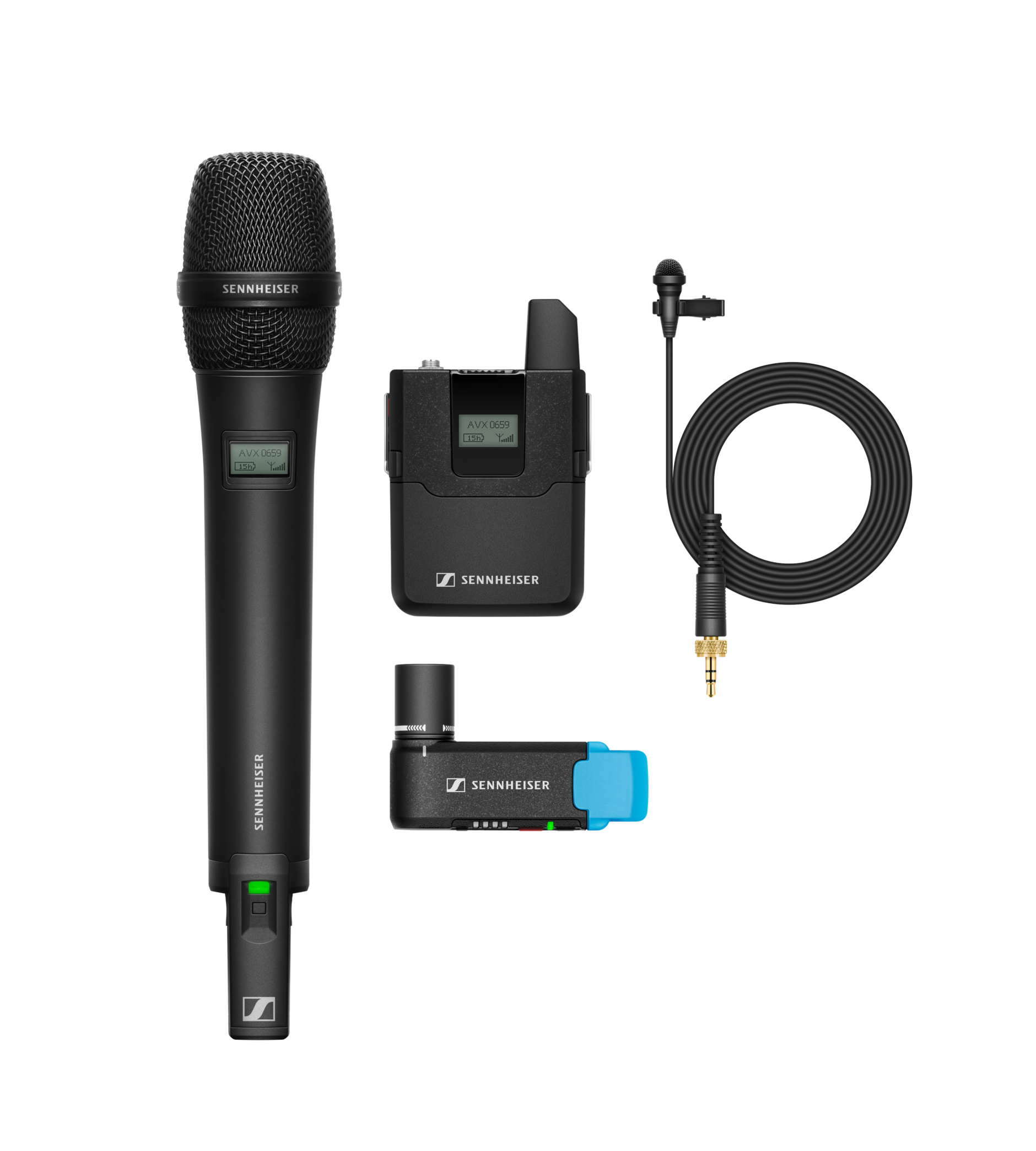 Sennheiser AVX-Combo SET ME 2-II Lav & Handheld Cardioid Combo