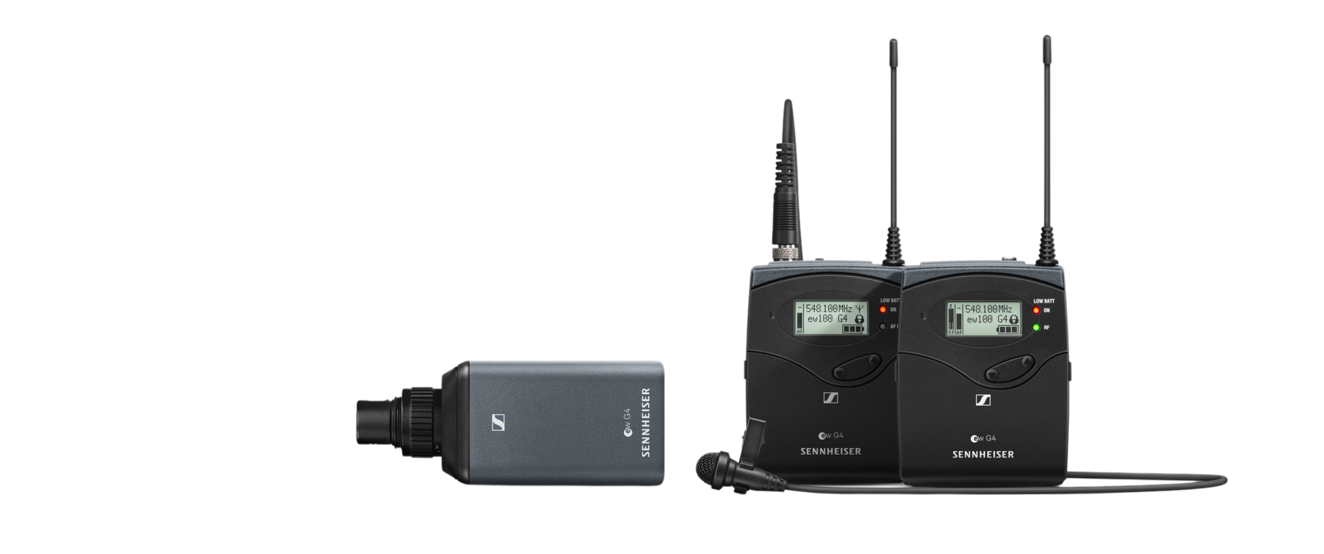 Sennheiser EW 100 ENG G4 Camera-Mount Wireless Combo Microphone System (A: 516 to 558 MHz)