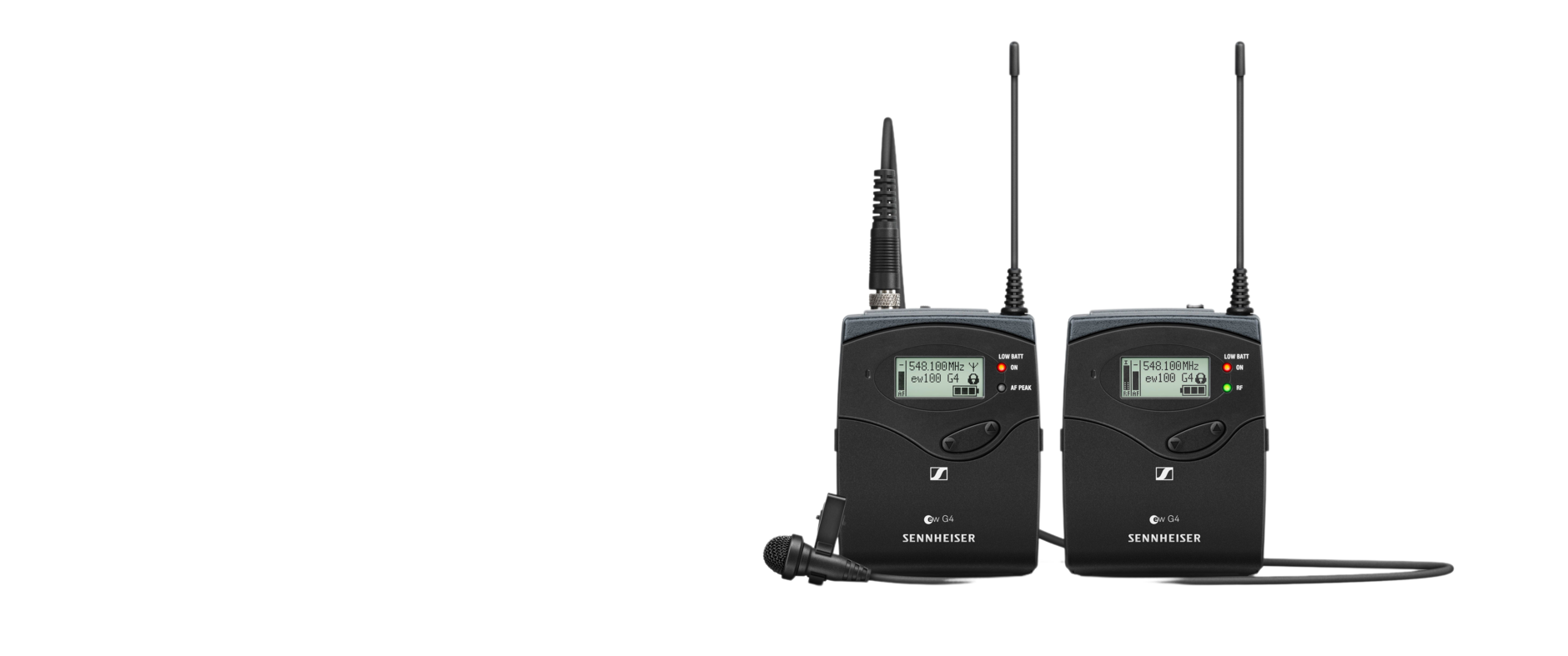 Sennheiser EW 112P G4 Camera-Mount Wireless Omni Lavalier Microphone System (A: 516 to 558 MHz) ｜Discontinued